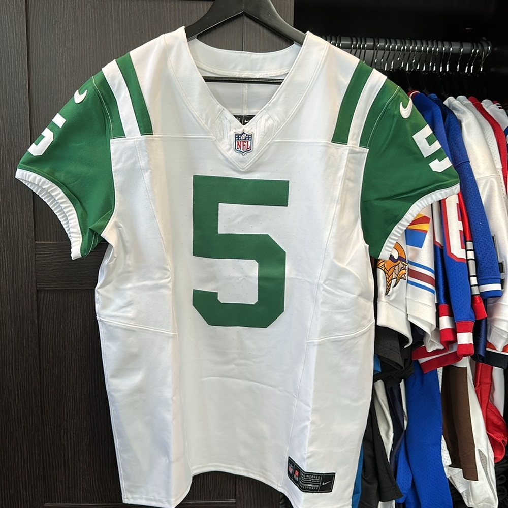 Garrett Wilson New York Jets Nike Alternate Vapor F.U.S.E. Elite Jersey - 40/M